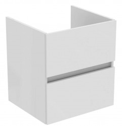 IDEAL STANDARD - Eurovit+ Umyvadlová skříňka, 55x50x44 cm, 2 zásuvky, lesklá bílá (R0256WG)