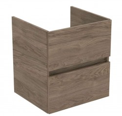 IDEAL STANDARD - Eurovit+ Umyvadlová skříňka, 55x50x44 cm, 2 zásuvky, ořech (R0256Y9)