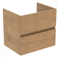 IDEAL STANDARD - Eurovit Umyvadlová skříňka, 55x60x44 cm, 2 zásuvky, dub (R0259Y8)