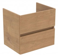 IDEAL STANDARD - Eurovit+ Umyvadlová skříňka, 55x60x44 cm, 2 zásuvky, dub (R0259Y8)