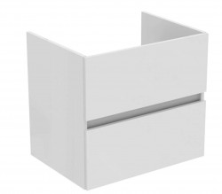 IDEAL STANDARD - Eurovit+ Umyvadlová skříňka, 55x60x44 cm, 2 zásuvky, lesklá bílá (R0259WG)
