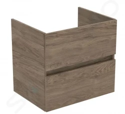 IDEAL STANDARD - Eurovit Umyvadlová skříňka, 55x60x44 cm, 2 zásuvky, ořech (R0259Y9)