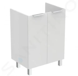 IDEAL STANDARD - Eurovit Umyvadlová skříňka, 84x60x44 cm, 2 dvířka, panty L/P, lesklá bílá (R0258WG)