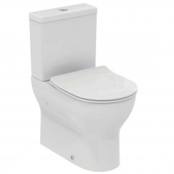 IDEAL STANDARD - Eurovit WC kombi se sedátkem SoftClose, vario odpad, RimLS+, bílá (E336301)
