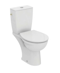 IDEAL STANDARD - Eurovit WC kombi se sedátkem SoftClose, zadní odpad, bílá (W328501)