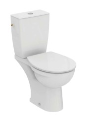 IDEAL STANDARD - Eurovit WC kombi se sedátkem, zadní odpad, bílá (W328601)