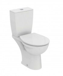 IDEAL STANDARD - Eurovit WC kombi se sedátkem, zadní odpad, bílá (W328801)