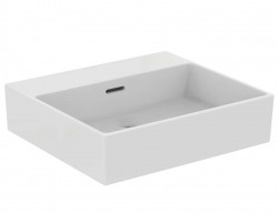 IDEAL STANDARD - Extra Umyvadlo 50x45 cm, s přepadem, bez otvoru pro baterii, bílá (T388301)