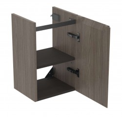 IDEAL STANDARD - Finesse Skříňka pod umývátko, 35x31x55 cm, 1 dvířka, panty vpravo, Dark Elm (E3403UR)