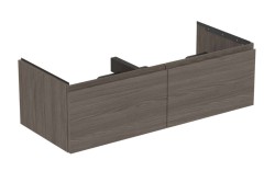 IDEAL STANDARD - Finesse Umyvadlová skříňka, 120x51x37 cm, 2 zásuvky, Dark Elm (E3398UR)