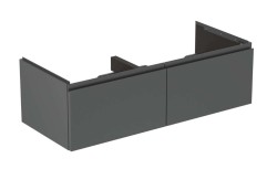 IDEAL STANDARD - Finesse Umyvadlová skříňka, 120x51x37 cm, 2 zásuvky, matný antracit (E3398Y2)