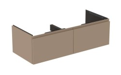 IDEAL STANDARD - Finesse Umyvadlová skříňka, 120x51x37 cm, 2 zásuvky, Matt Greige (E3398UP)