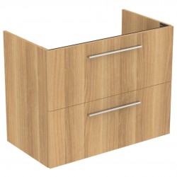 IDEAL STANDARD - i.Life A Skříňka pod umyvadlo, 80x44x63 cm, 2 zásuvky, dub (T5256NX)