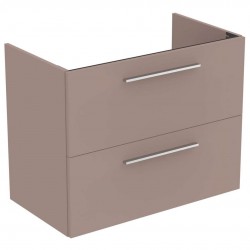 IDEAL STANDARD - i.Life A Skříňka pod umyvadlo, 80x44x63 cm, 2 zásuvky, matná béžová (T5256NH)