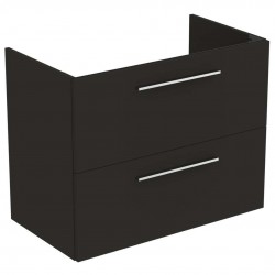 IDEAL STANDARD - i.Life A Skříňka pod umyvadlo, 80x44x63 cm, 2 zásuvky, uhlově matná šedá (T5256NV)