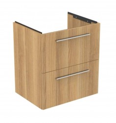 IDEAL STANDARD - i.Life A Umyvadlová skříňka, 58x44x63 cm, 2 zásuvky, přírodní dub (T6850NX)