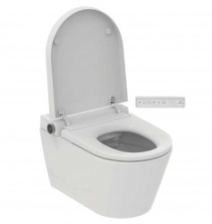 IDEAL STANDARD - i.life E Elektronický bidet s keramikou, závěsný, SoftClose, RimLS+, bílá (K875501)