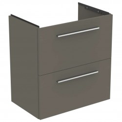 IDEAL STANDARD - i.Life S Skříňka pod umyvadlo, 60x38x63 cm, 2 zásuvky, šedý matný křemen (T5293NG)