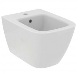 IDEAL STANDARD - i.Life S Závěsný bidet, 355x480 mm, s přepadem, otvor pro baterii, bílá (T459301)