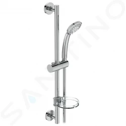IDEAL STANDARD - Idealrain Set sprchové hlavice 100, 1 proud, tyče a hadice, chrom (B9414AA)