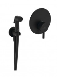 IDEAL STANDARD - Idealspray Bidetová baterie pod omítku, se sprškou, s tělesem, hedvábná černá (BD651XG)