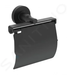 IDEAL STANDARD - IOM Držák toaletního papíru s krytem, hedvábná černá (A9127XG)