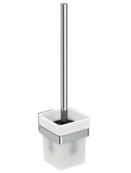 IDEAL STANDARD - IOM Square WC kartáč s držákem, matné sklo/chrom (E2194AA)