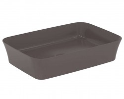 IDEAL STANDARD - Ipalyss Umyvadlo na desku, 55x38 cm, bez přepadu, slate grey (E2076V5)