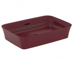 IDEAL STANDARD - Ipalyss Umyvadlo na desku, 55x38 cm, s přepadem, Pomegranate (E2078V6)