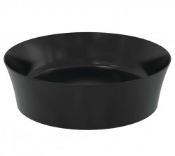 IDEAL STANDARD - Ipalyss Umyvadlová mísa, průměr 40 cm, bez přepadu, matná černá (E1398V3)