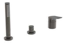 IDEAL STANDARD - La Dolce Vita Baterie na okraj vany, 3-otvorová instalace, Magnetic Grey (BD670A5)