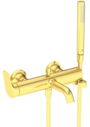 IDEAL STANDARD - La Dolce Vita Vanová baterie s příslušenstvím, kartáčované zlato (BD667A2)