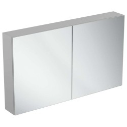 IDEAL STANDARD - Mirror&Light Zrcadlová skříňka 120x70 cm, hliník (T3593AL)
