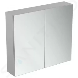 IDEAL STANDARD - Mirror&Light Zrcadlová skříňka 800x700 mm, hliník (T3591AL)