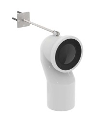 IDEAL STANDARD - Odpadní koleno svislé, 125-135 mm, bílá (J324867)