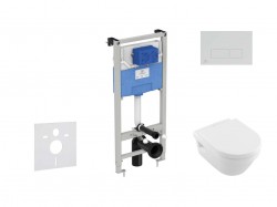 IDEAL STANDARD - ProSys Set předstěnové instalace, klozetu a sedátka Architectura, tlačítka Oleas M2, DirectFlush, SoftClose, CeramicPlus, chrom (ProSys120M SP45)