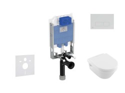 IDEAL STANDARD - ProSys Set předstěnové instalace, klozetu a sedátka Architectura, tlačítka Oleas M2, DirectFlush, SoftClose, CeramicPlus, chrom (ProSys80M SP117)