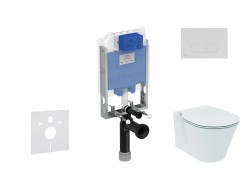 IDEAL STANDARD - ProSys Set předstěnové instalace, klozetu a sedátka  Connect Air, tlačítka Oleas M1, Aquablade, SoftClose, bílá (ProSys80M SP94)