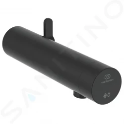 IDEAL STANDARD - SensorFlow Senzorová umyvadlová baterie se směšovačem, bateriové napájení, hedvábná černá (A7563XG)