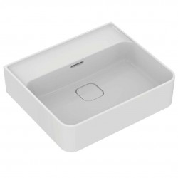 IDEAL STANDARD - Strada II Umyvadlo 50x43 cm, bez otvoru pro baterii, s Ideal Plus, bílá (T3637MA)