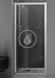 IDEAL STANDARD - Synergy Sprchové dveře skládací 670-720 mm, lesklý hliník/číré sklo (L6367EO)