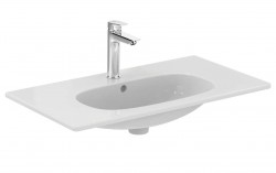 IDEAL STANDARD - Tesi Umyvadlo nábytkové 83x45 cm, s přepadem, otvor pro baterii, matná bílá (T3509V1)