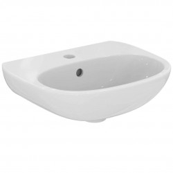 IDEAL STANDARD - Tesi Umývátko 45x36 cm, s přepadem, s otvorem pro baterii, bílá (T352401)