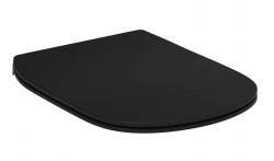 IDEAL STANDARD - Tesi WC sedátko, SoftClose, hedvábná černá (T5522V3)