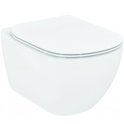 IDEAL STANDARD - Tesi Závěsné WC se sedátkem SoftClose, Rimless, bílá (T355101)