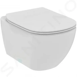 IDEAL STANDARD - Tesi Závěsné WC se sedátkem SoftClose, RimLS+, bílá (T536001)