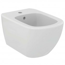 IDEAL STANDARD - Tesi Závěsný bidet, 360x530 mm, s přepadem, otvor pro baterii, bílá (T457001)