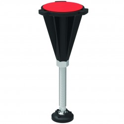 IDEAL STANDARD - Ultra Flat S Nohy ke sprchové vaničce, chrom/černá (K936467)