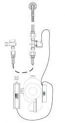IDEAL STANDARD - Urinály Automatická splachovací sada (6V - 4x1,5V), bílá (VV20018000)