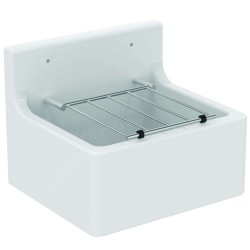 IDEAL STANDARD - Výlevka 46x38 cm, včetně mřížky, bílá/chrom (S593901)
